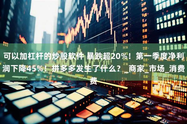 可以加杠杆的炒股软件 暴跌超20%！第一季度净利润下降45%！拼多多发生了什么？_商家_市场_消费