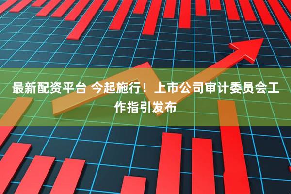 最新配资平台 今起施行！上市公司审计委员会工作指引发布